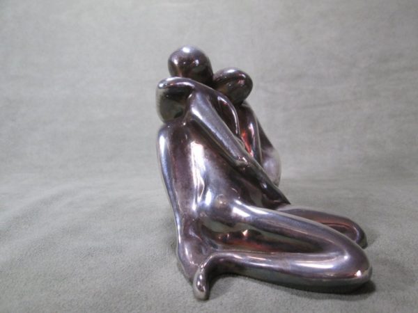 Sterling Silver "Sheltering Embrace" Sculpture - Image 7