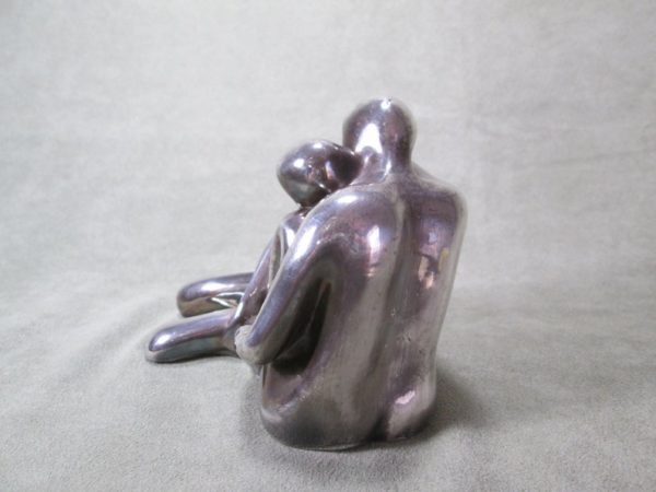 Sterling Silver "Sheltering Embrace" Sculpture - Image 5